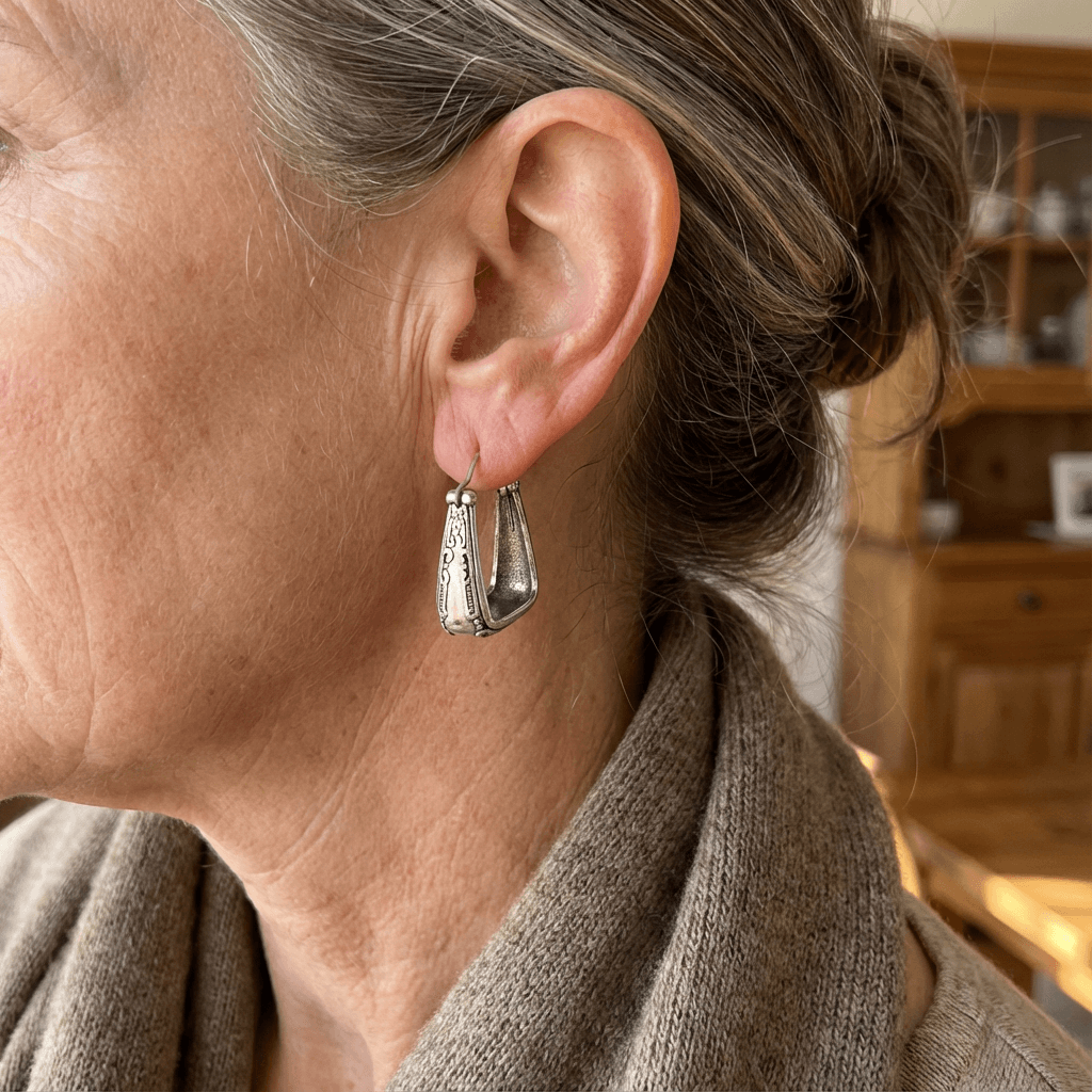 Etnische boho vintage geometrische oorringen