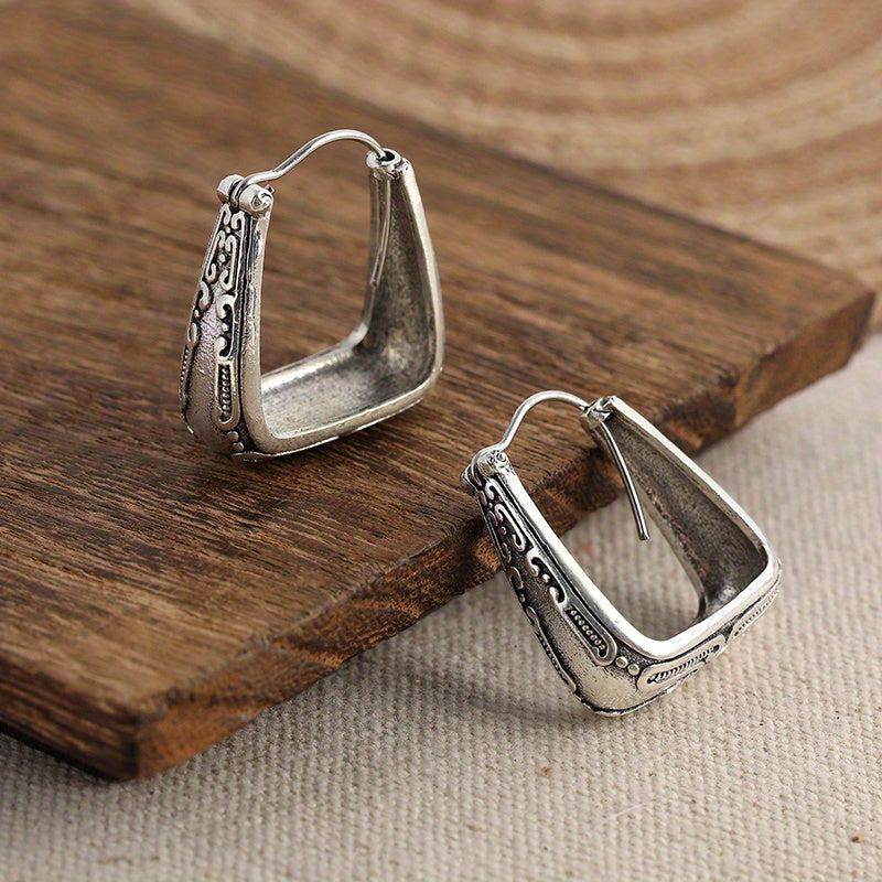 Etnische boho vintage geometrische oorringen