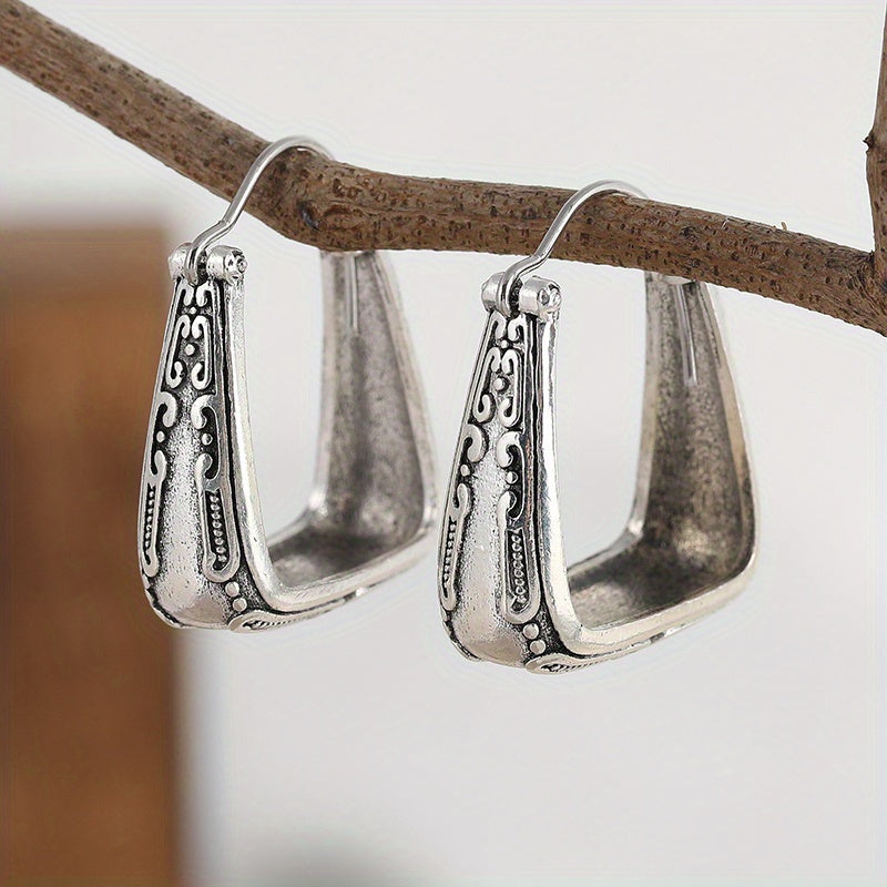 Etnische boho vintage geometrische oorringen