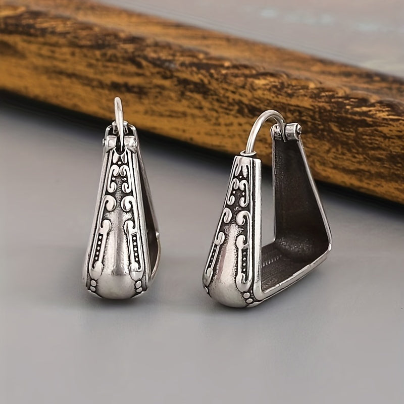 Etnische boho vintage geometrische oorringen