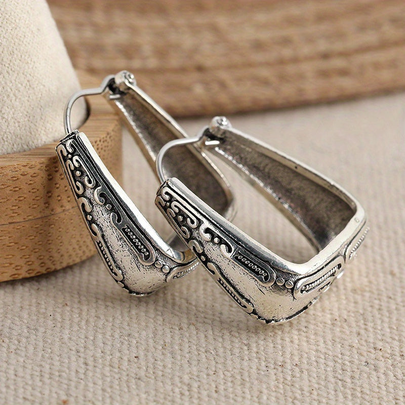 Etnische boho vintage geometrische oorringen