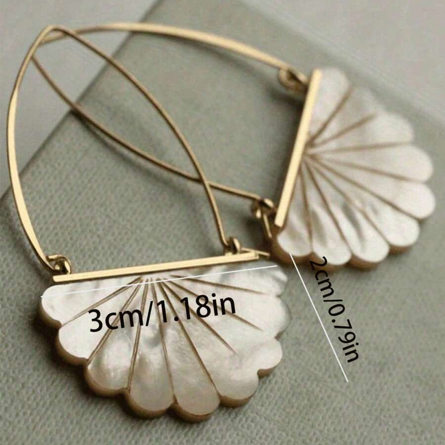 Vintage boho artistieke bruidsoorbellen met imitatieparel