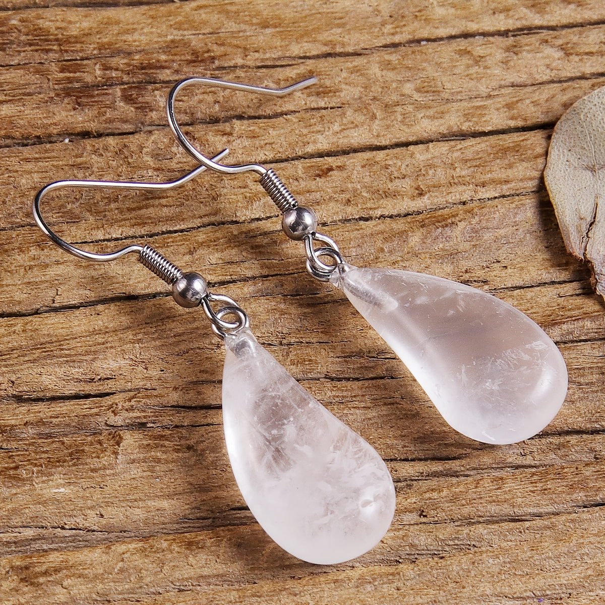Elegante oorbellen met tijgeroog in druppelontwerp