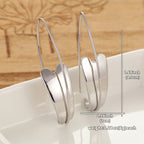 Vintage oorbellen met hartvormig design