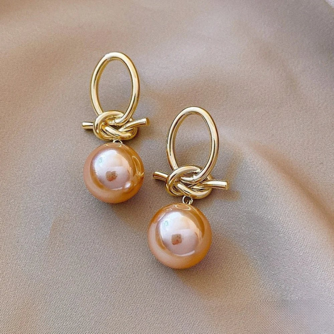 Elegante parel oorhangers