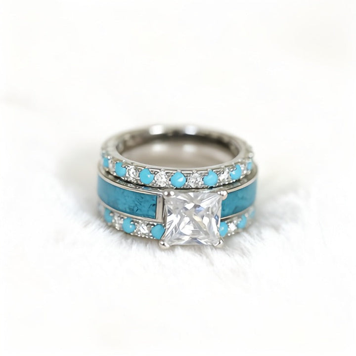 Boho Ring Gold Stacked