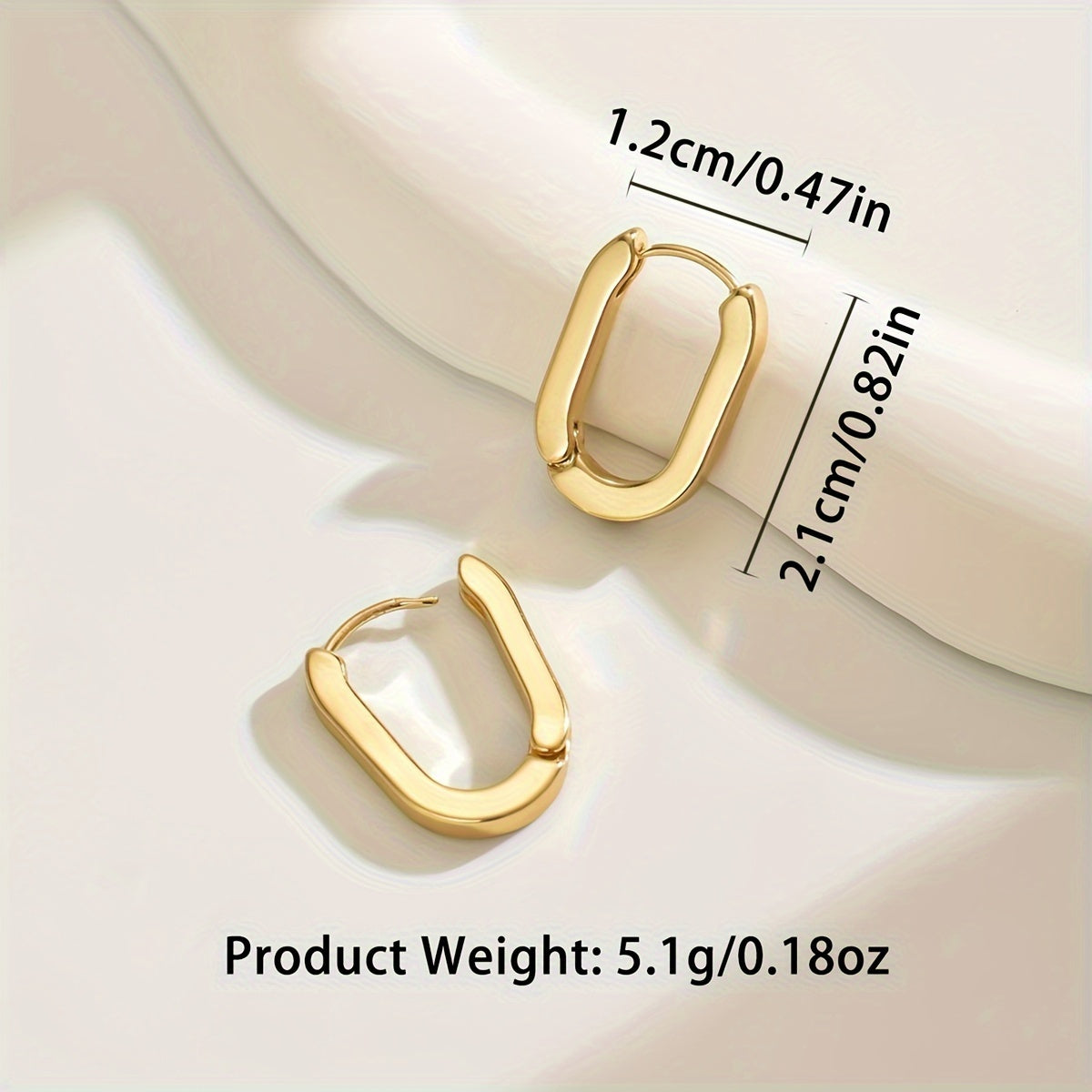 Elegante geometrische oorringen