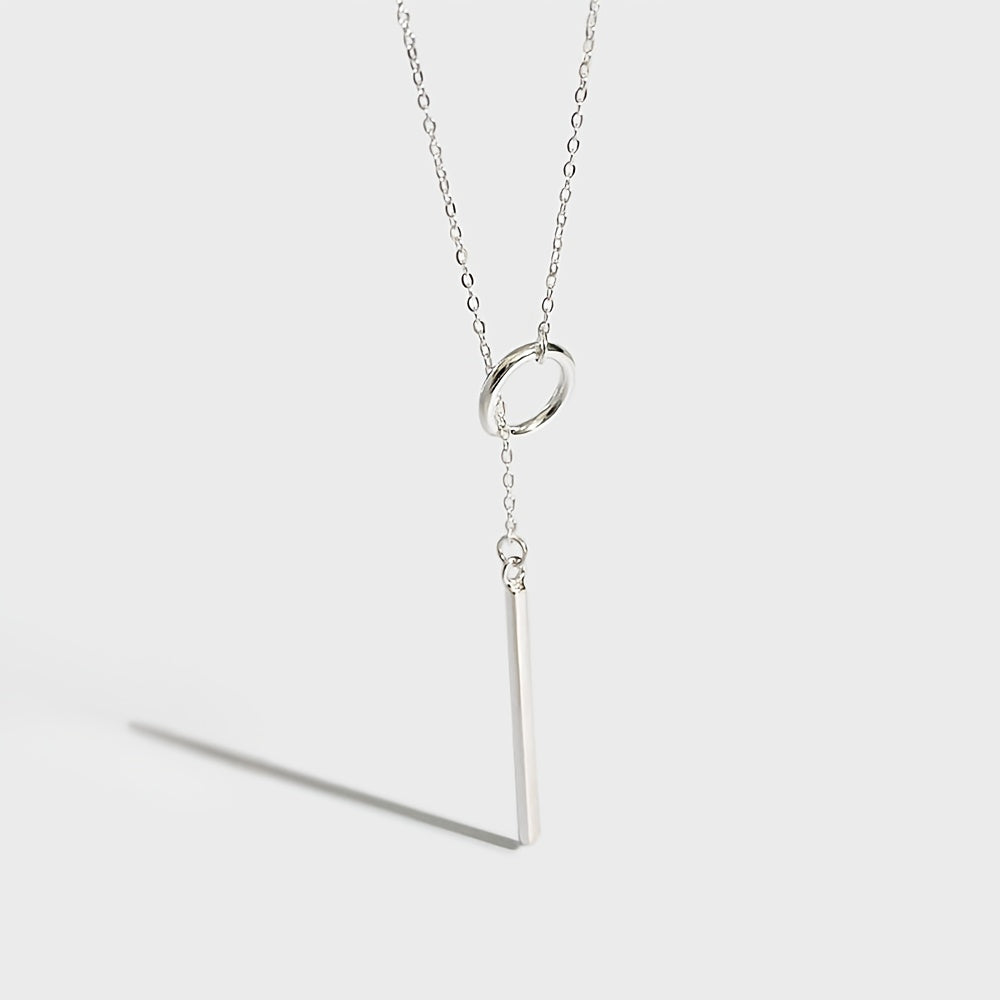 Moderne goudkleurige Y-ketting van roestvrij staal