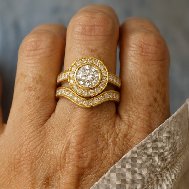 Vintage Gold Ring Set