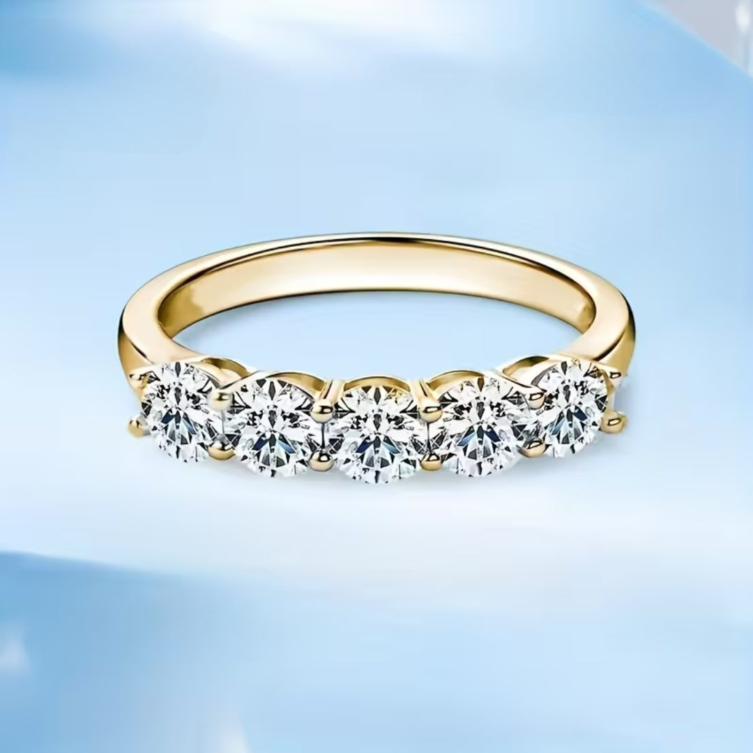 Retro elegante luxe zirkonia ring