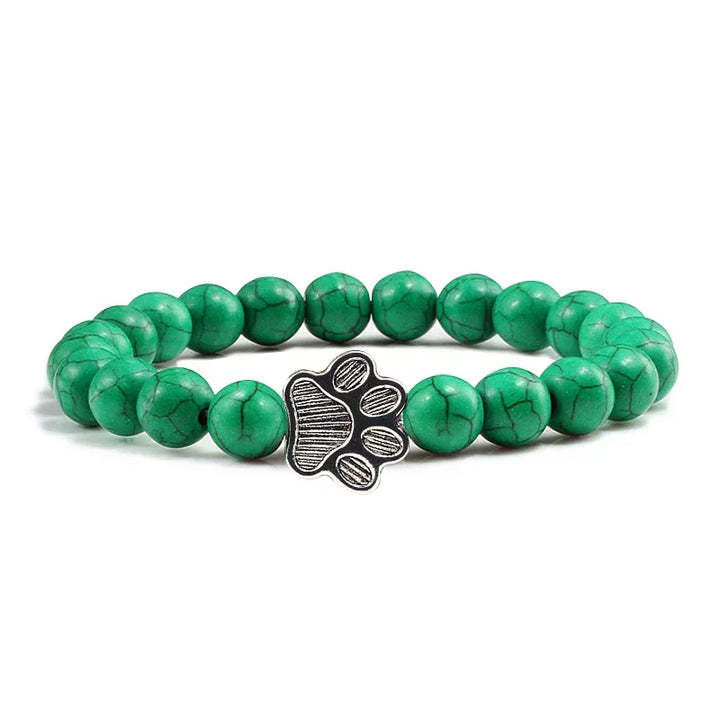 Bracelet with beaded paws