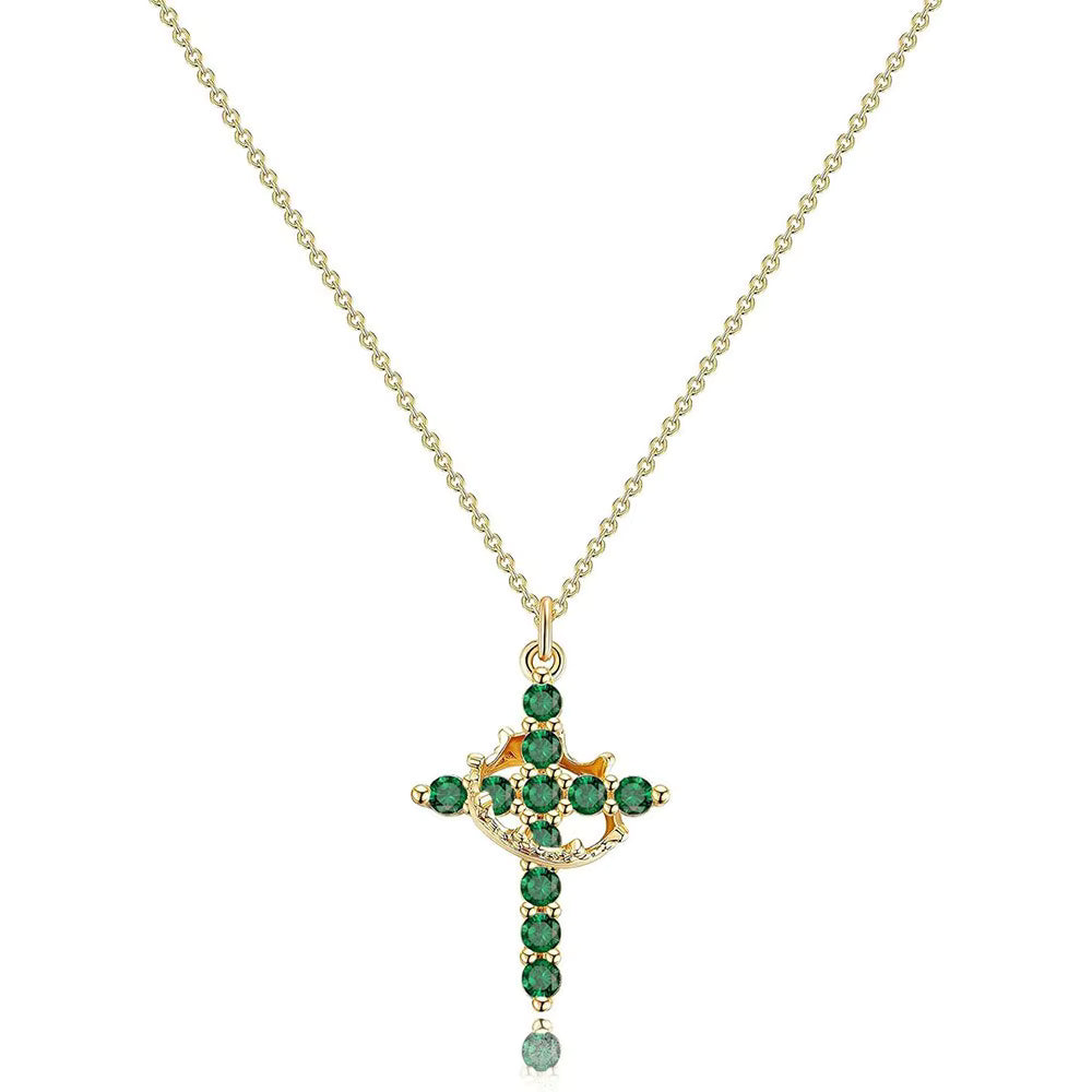 De eeuwige kruis- en kroonketting