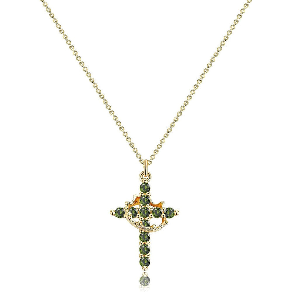 De eeuwige kruis- en kroonketting