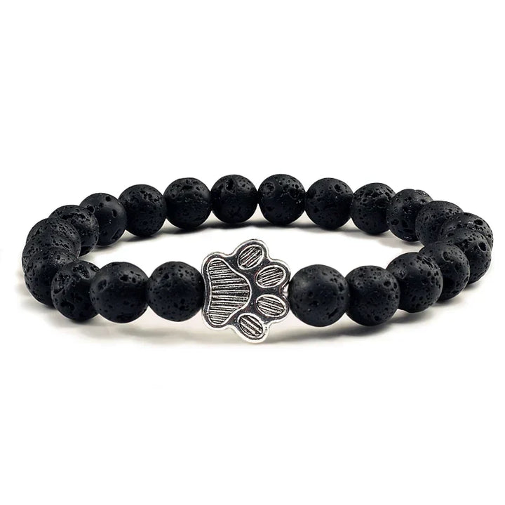 Bracelet with beaded paws