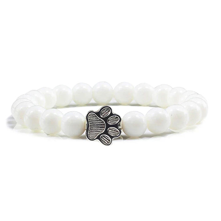 Bracelet with beaded paws