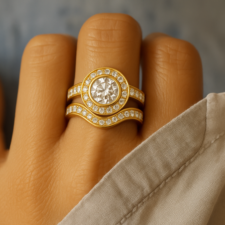 Vintage Gold Ring Set