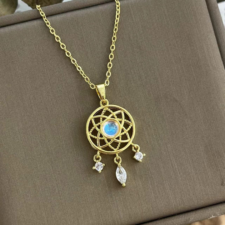 Moonstone necklace - Dreamcatcher