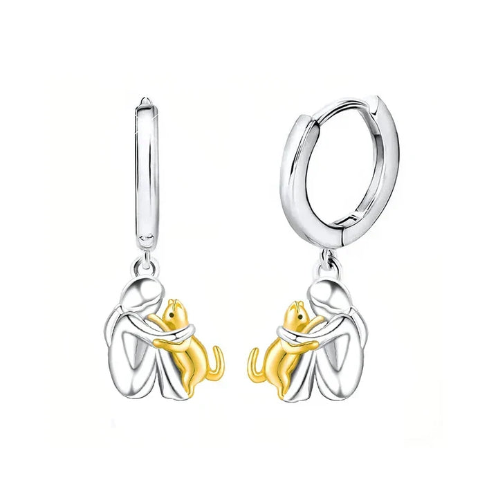Lydia – Adjustable Cat Embrace Earrings