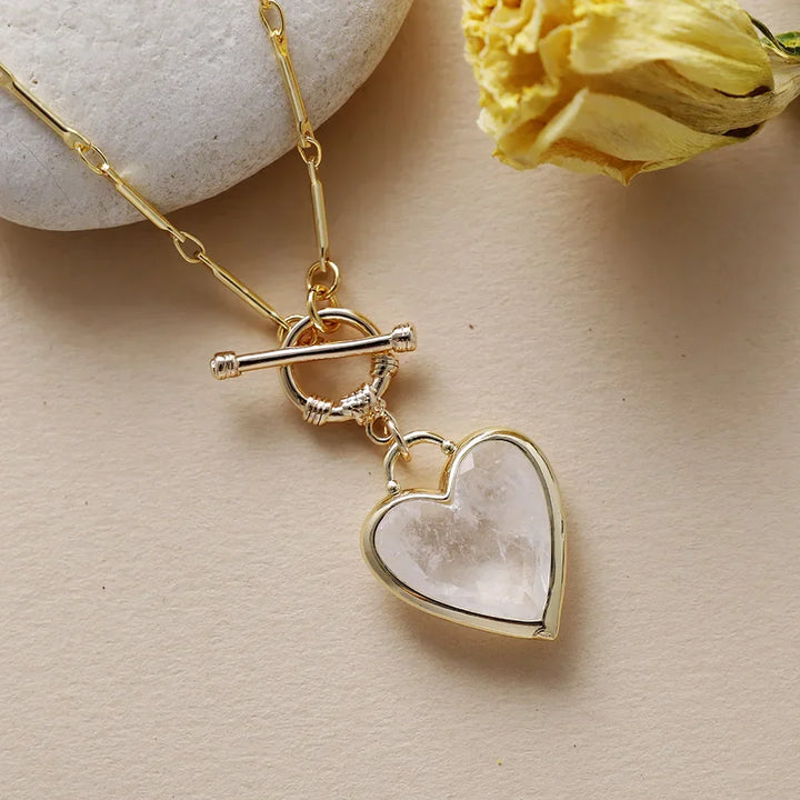 Elegant Love Bound Gold Plated Chain Necklace