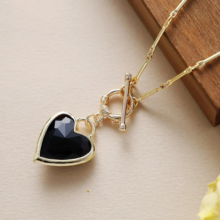 Elegant Love Bound Gold Plated Chain Necklace