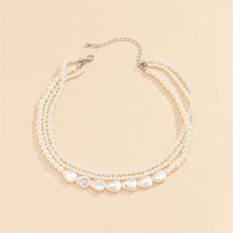Multi-Strand Baroque Pearl Layered Necklace