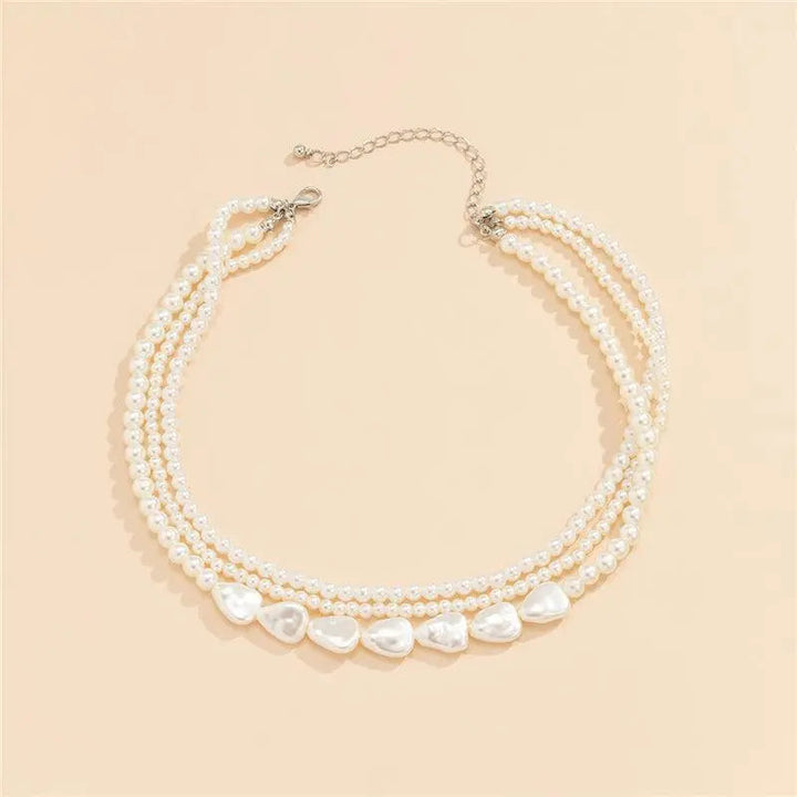 Multi-Strand Baroque Pearl Layered Necklace