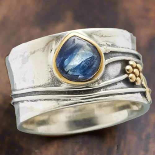 Bree - bohemien edelsteen meditatie ring