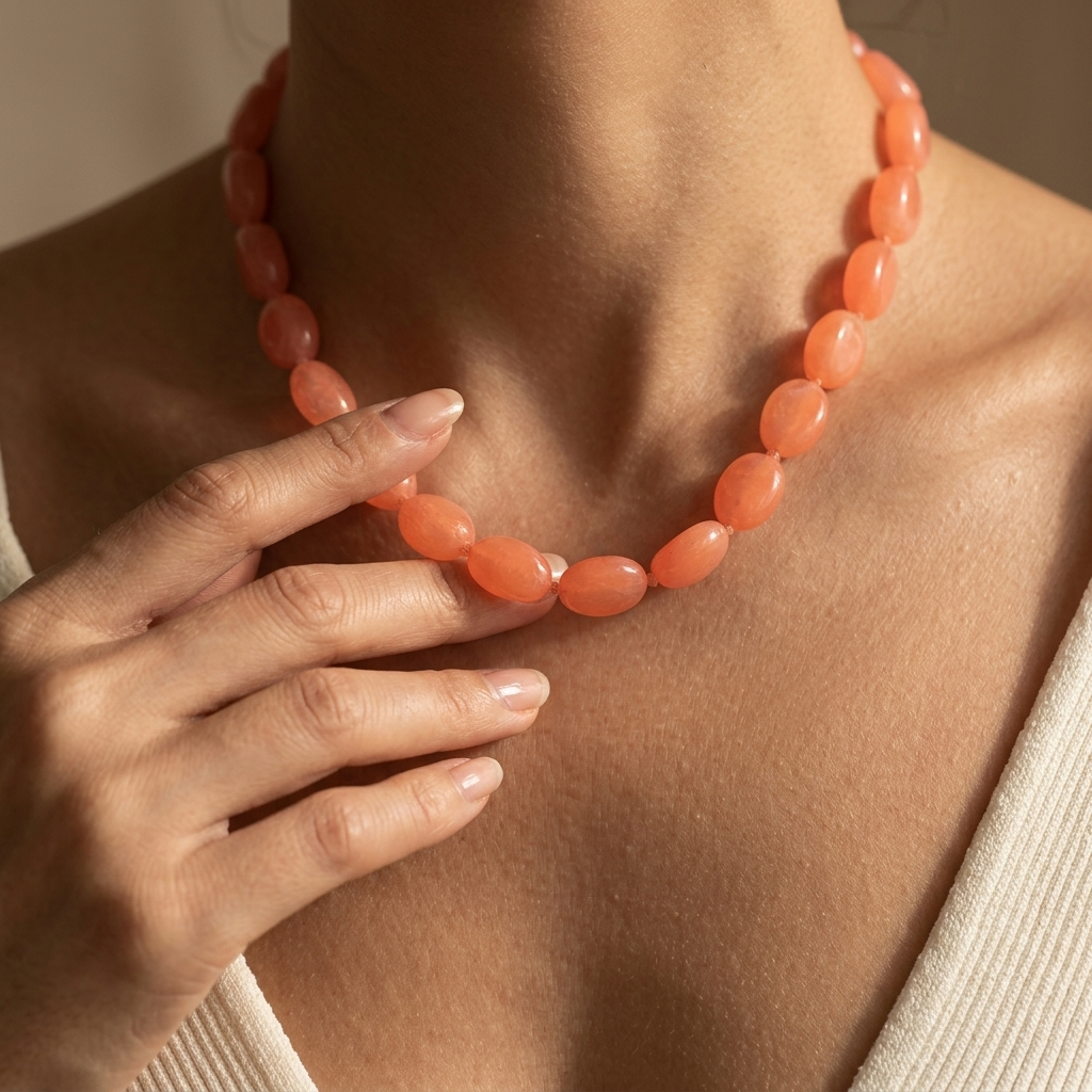 Bohemien wolk gemengde kralen handgemaakte geknoopte ketting