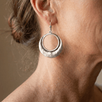 Bohemien grote open cirkel tribal stijl oorringen