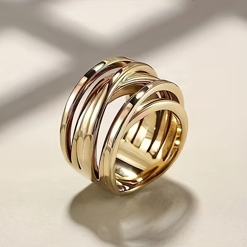 Gedraaide streng ring