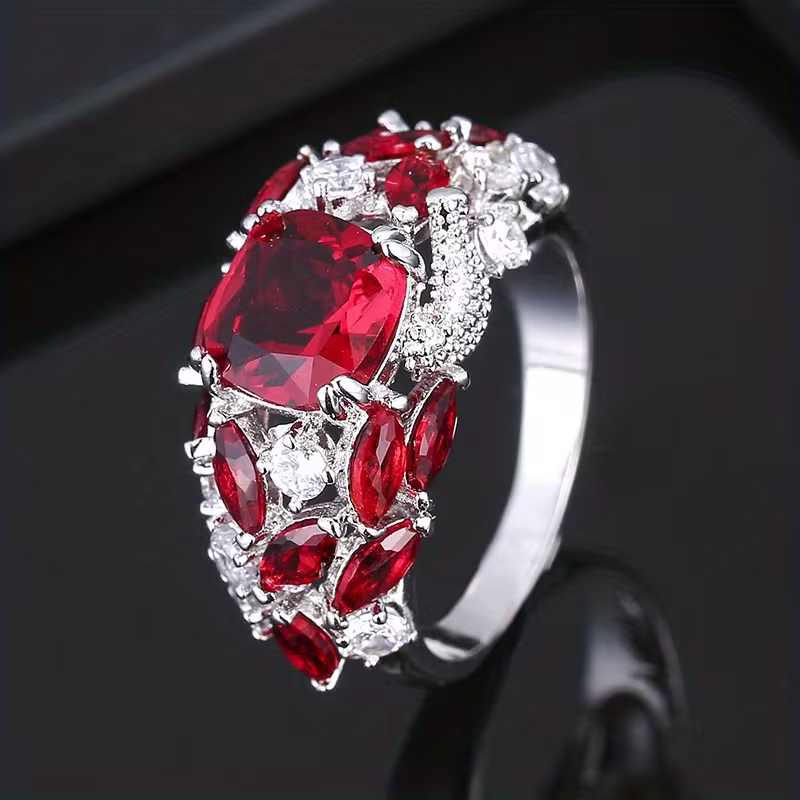 Robijn royale ring