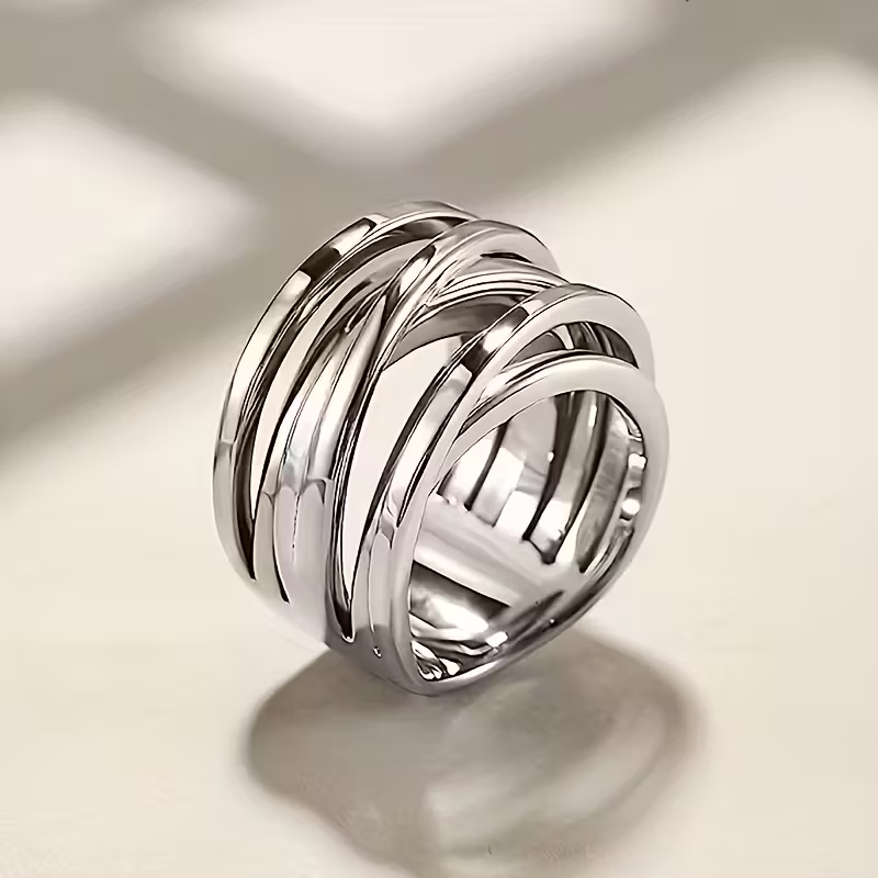 Gedraaide streng ring