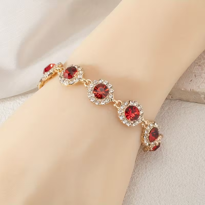 Robijn halo armband