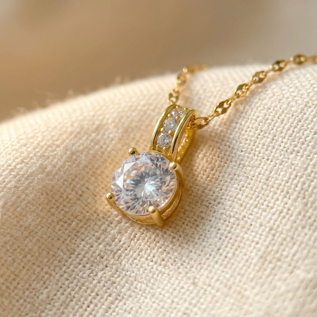 Geometrische staaf collier ketting