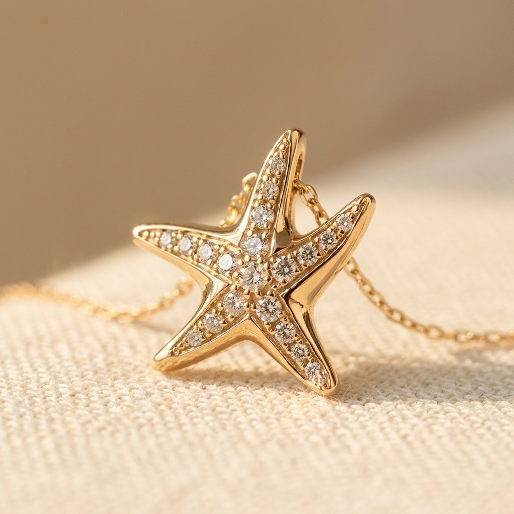 Oceaan zirkonia ketting met hanger