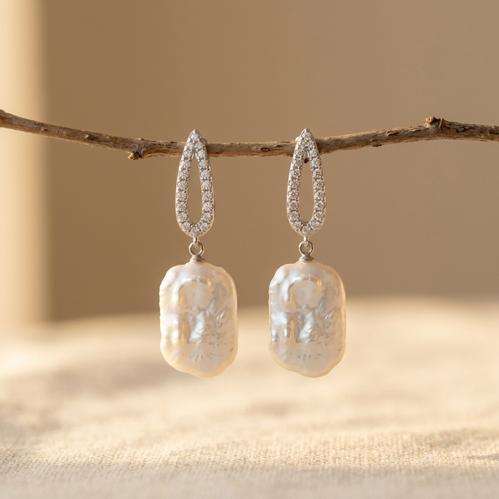 Baroque Pearl Earrings