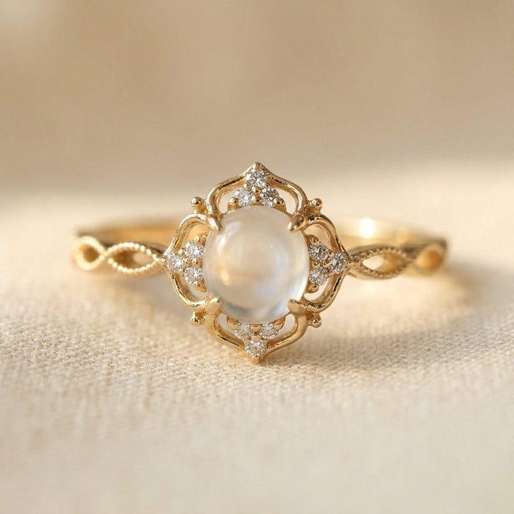 Engagement Golden Plated Wedding Ring