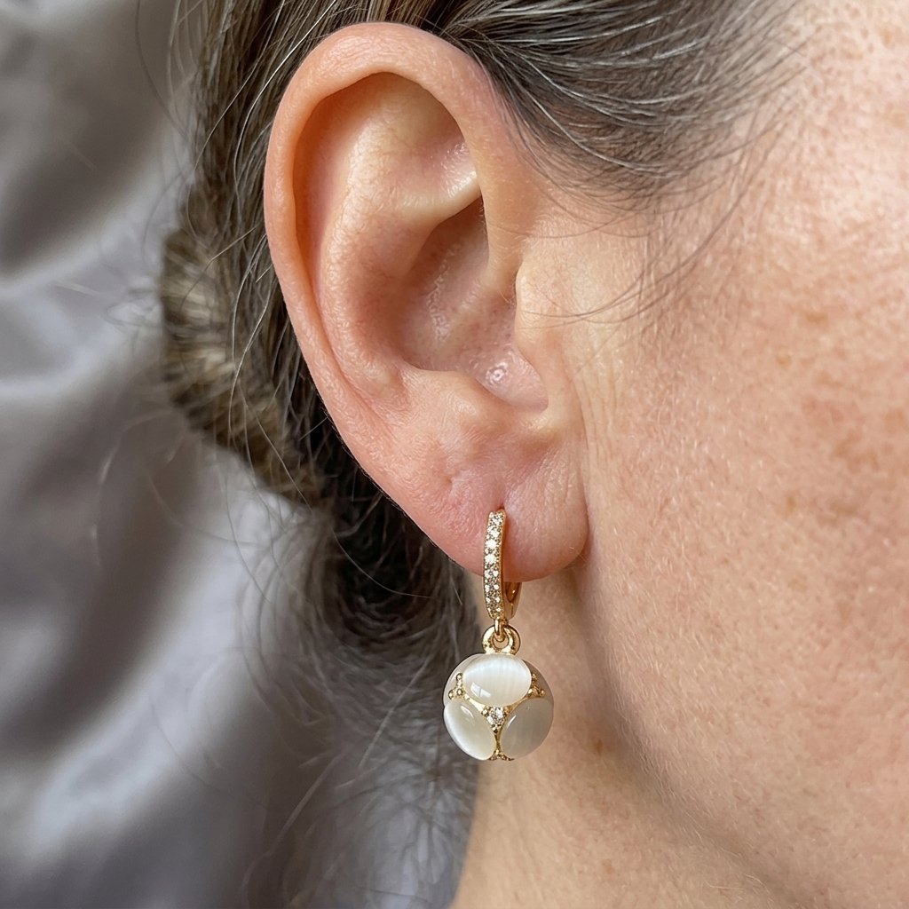Pair Elegant Minimalist Light earrings
