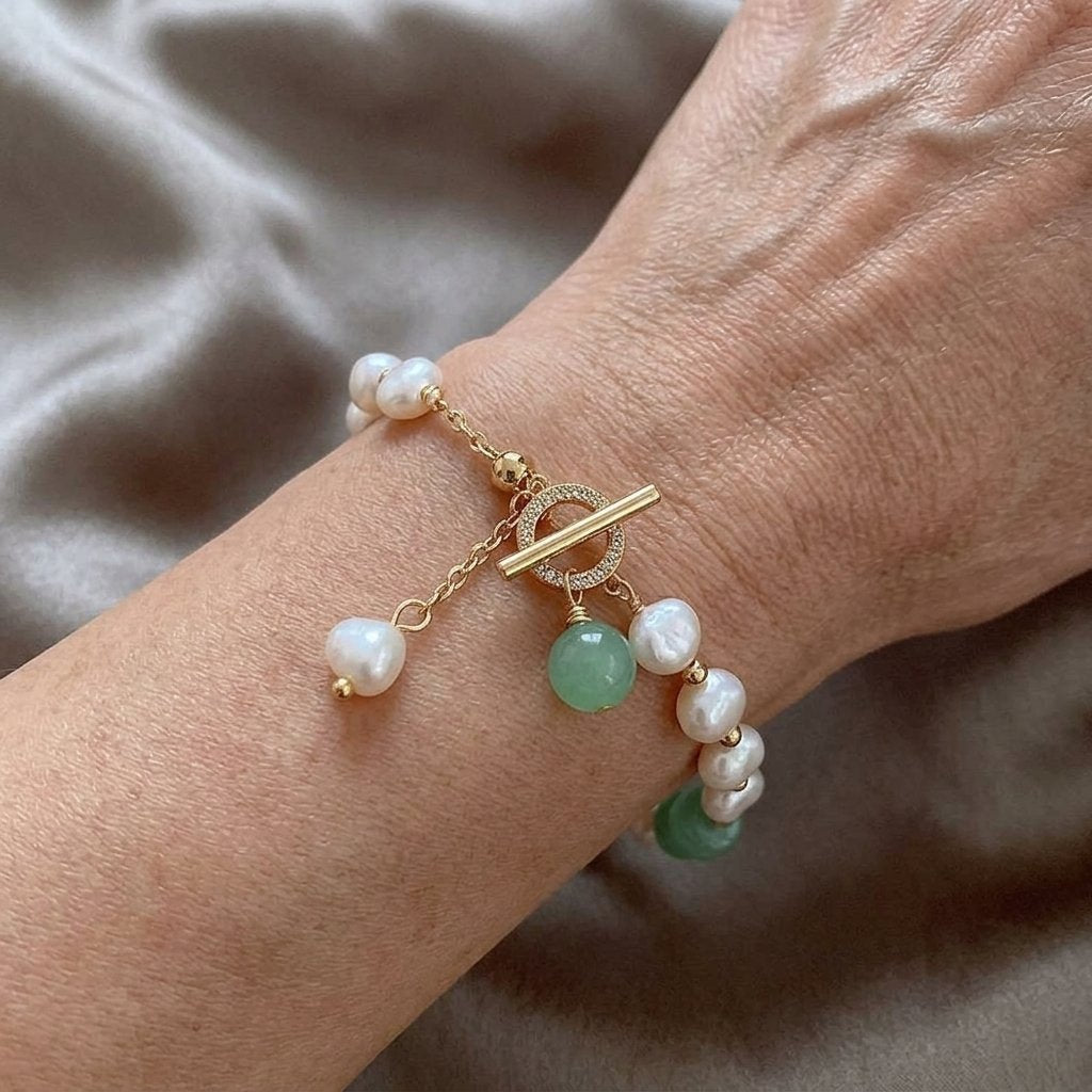 Zeeparel avontuur armband