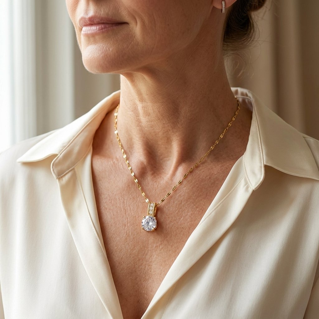 Geometrische staaf collier ketting