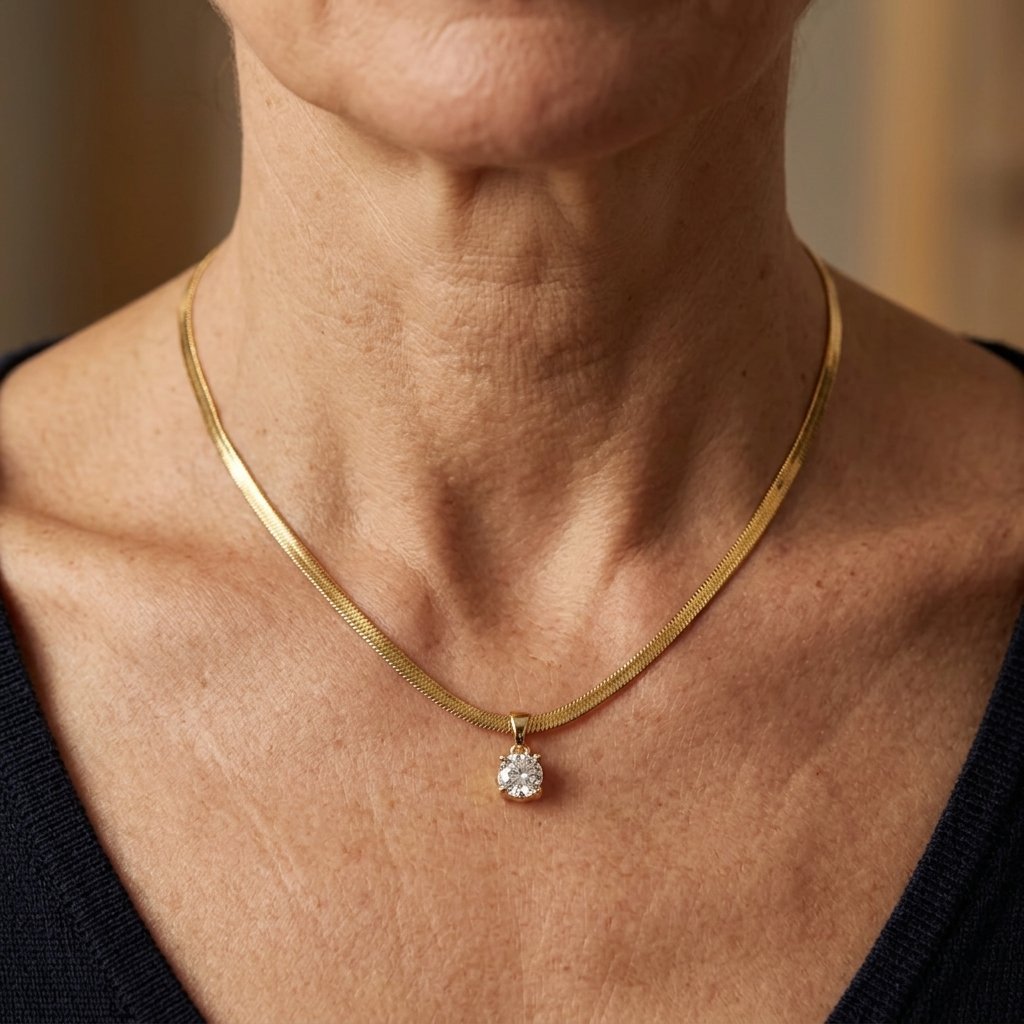 Micro Inlaid Cubic Zirconia chain