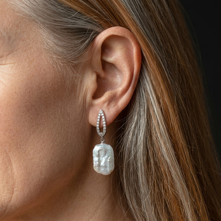 Baroque Pearl Earrings