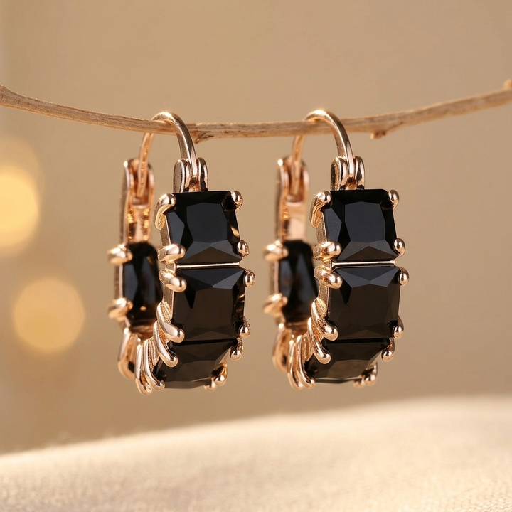 Sparkling Cubic Zirconia Fashion Earrings