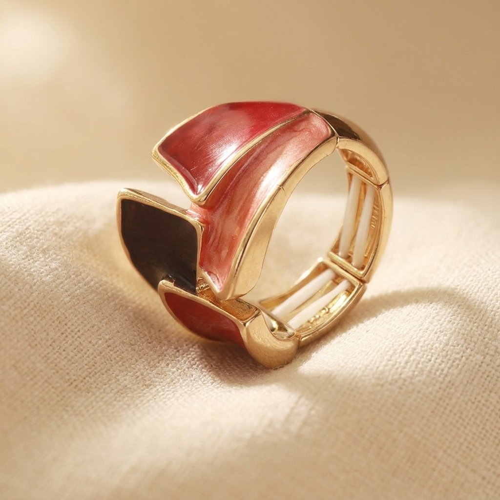 Bohemien emaille ring