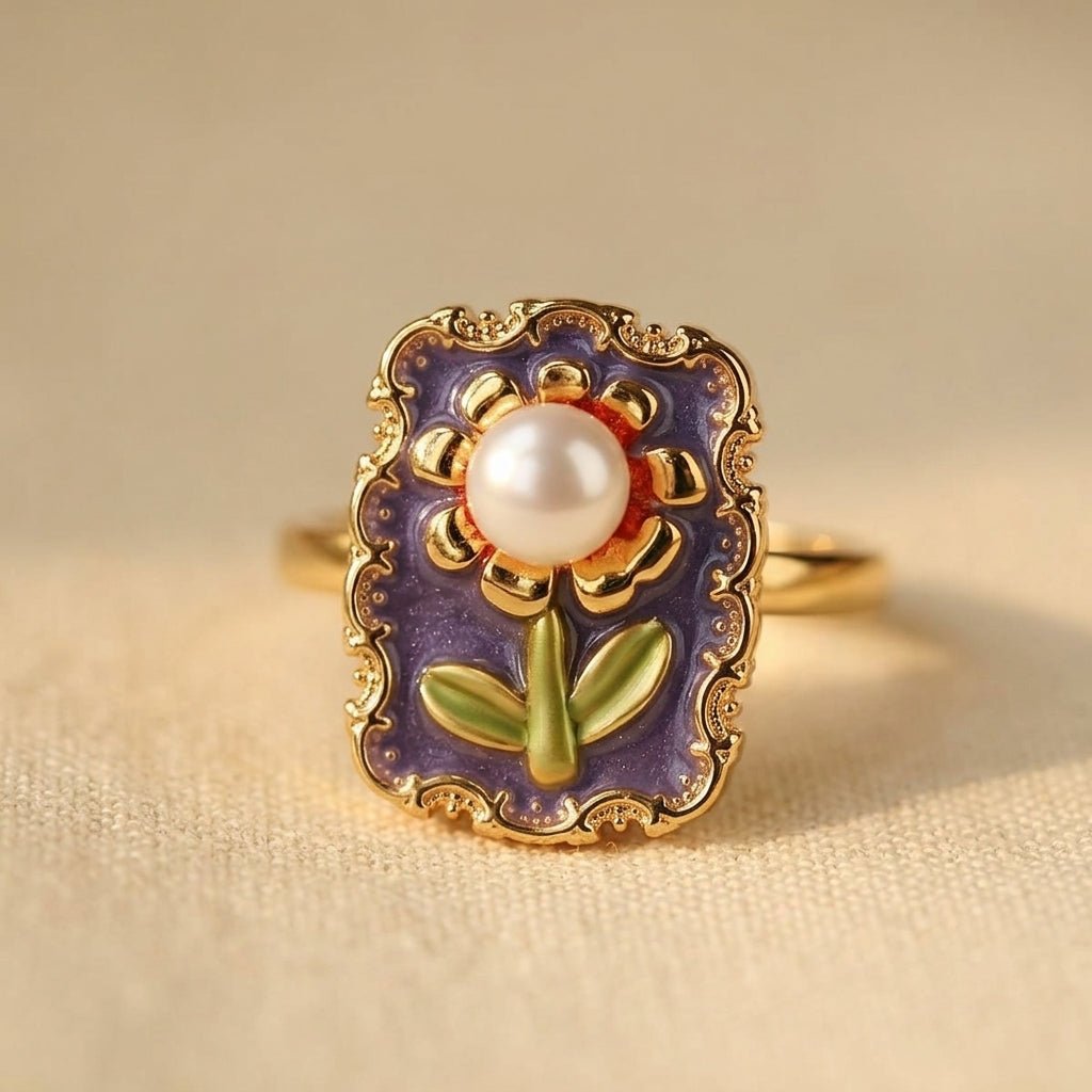 Zoetwaterparel ring