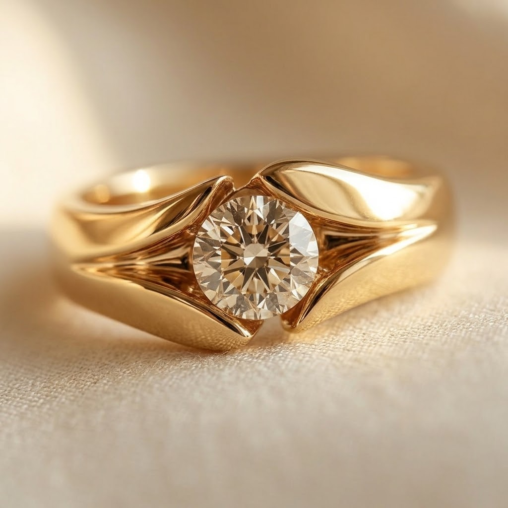Elegante zirkonia verlovingsring