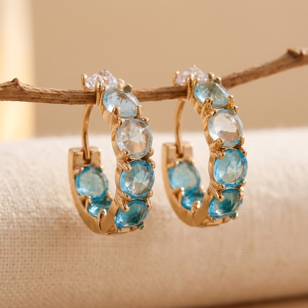 Elegante zirkonia oorknopjes