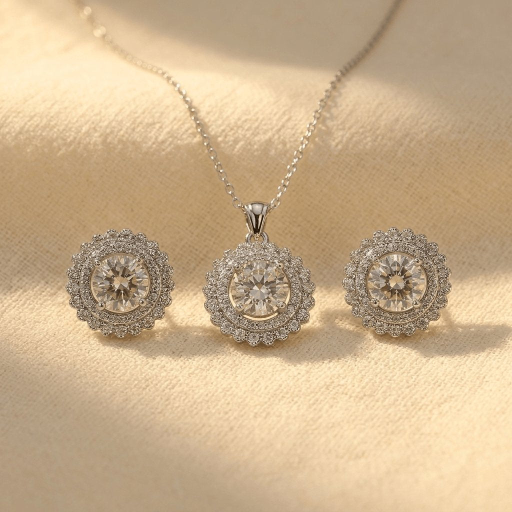 Geometric Round Bohemian Jewelry Set