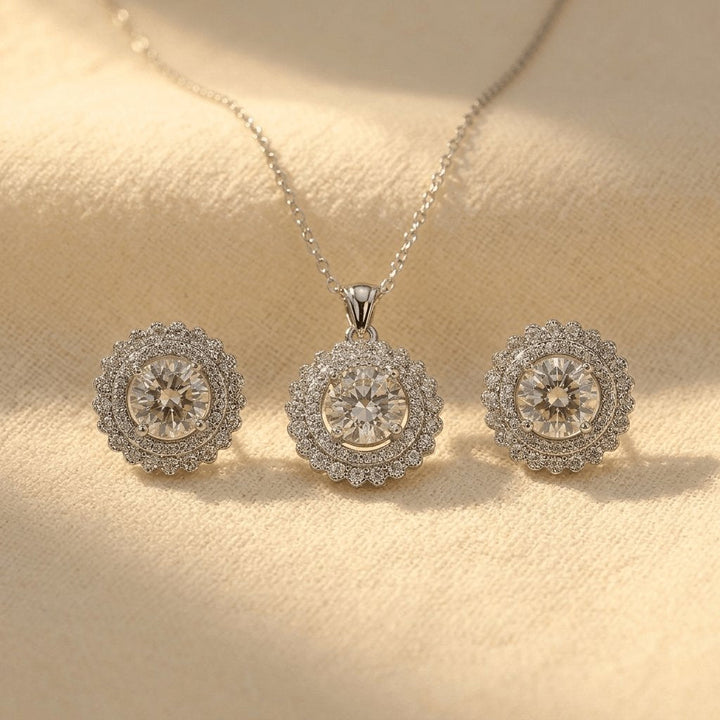 Geometric Round Bohemian Jewelry Set