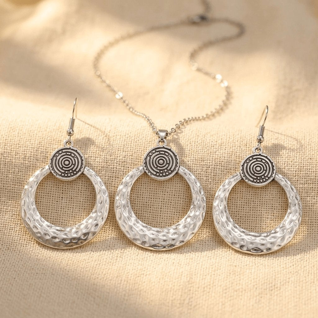 Ethnic Vintage Geometric Dangle Earrings